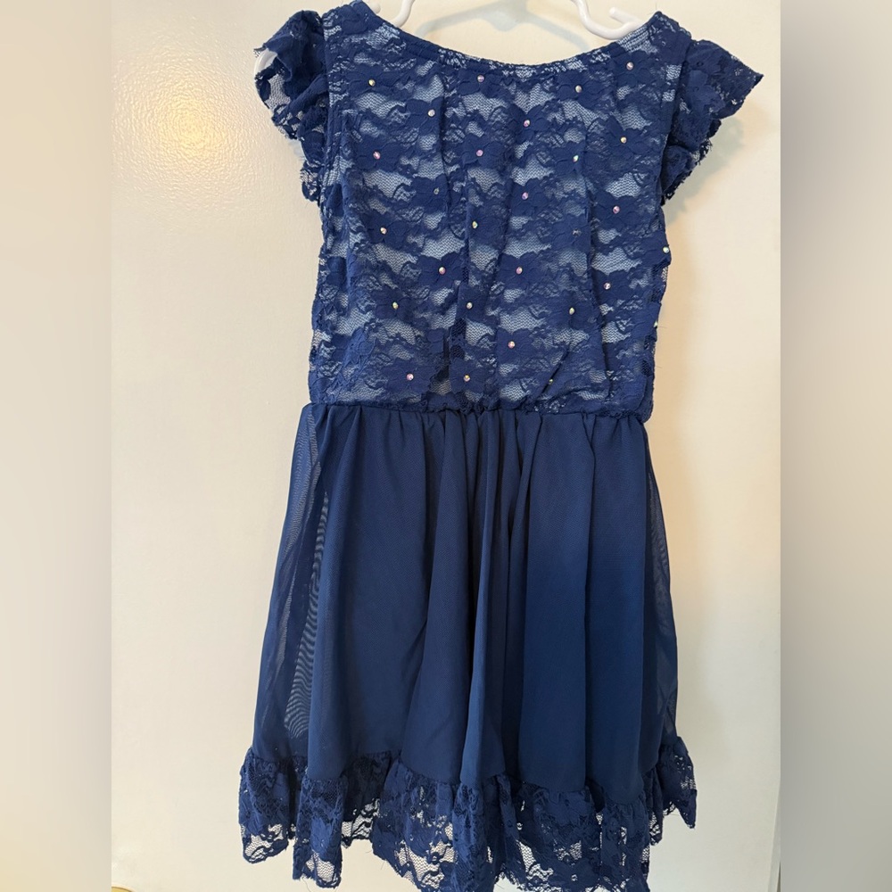 Weissman Navy Dance Dress size SC (6)